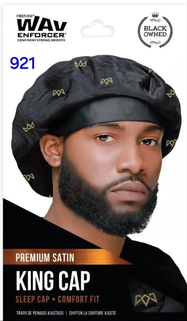 First Line WAV Enforcer Premium Satin King Cap – 921 - ANNS BEAUTY SUPPLY